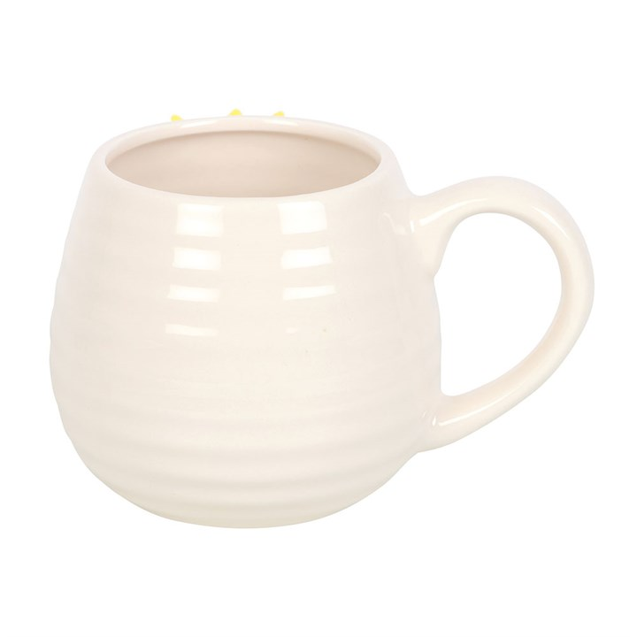 Hello Sunshine Rounded Mug with 3D Sunflower, image 4 of 6