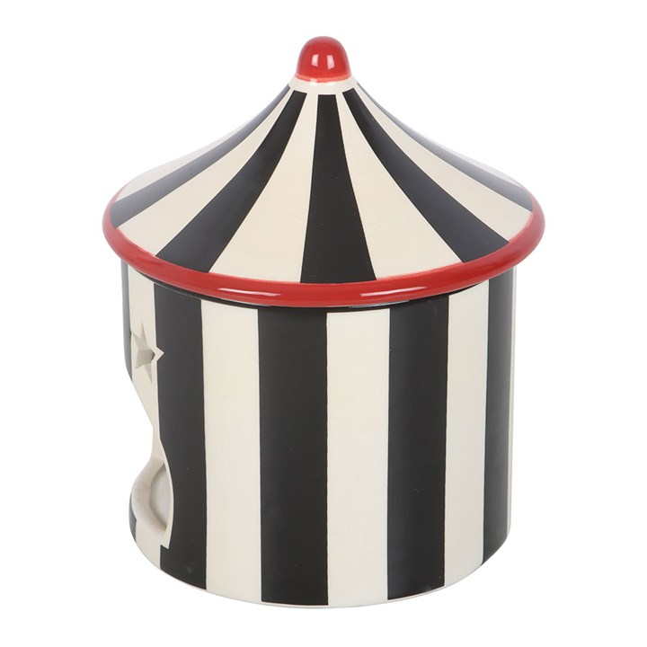 Black Striped Circus Tent Oil Burner, image 5 of 7