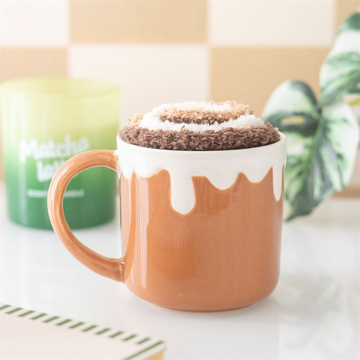 Cinnamon Roll Mug and Socks Set, image 2 of 6