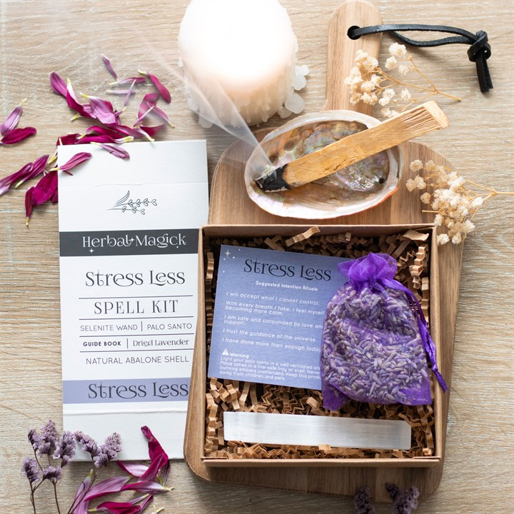 Herbal Magick Stress Less Spell Kit, image 1 of 5