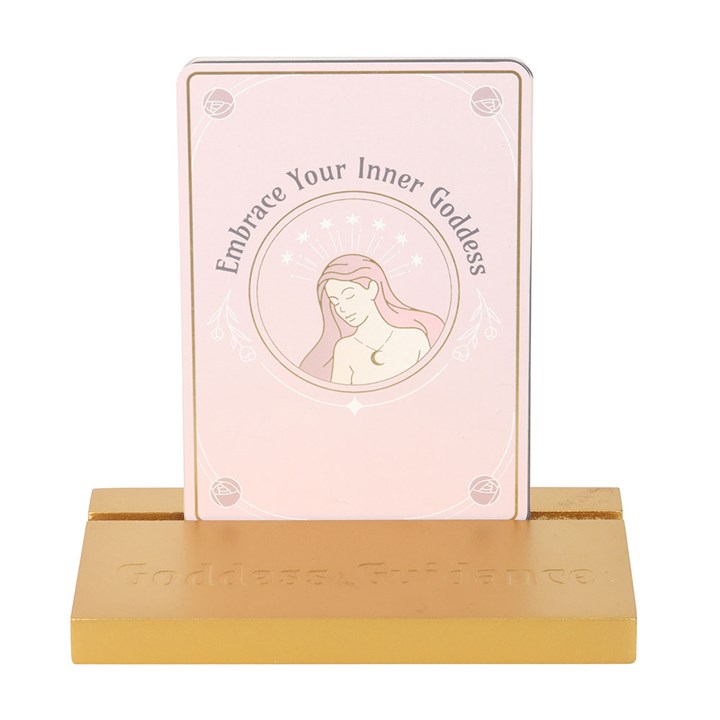 Goddess Energy Affirmation Cards with Wooden Stand, image 3 of 6