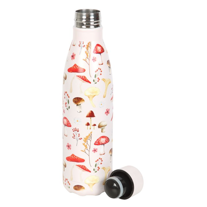 All Over Mushroom Print Metal Water Bottle, image 4 of 6