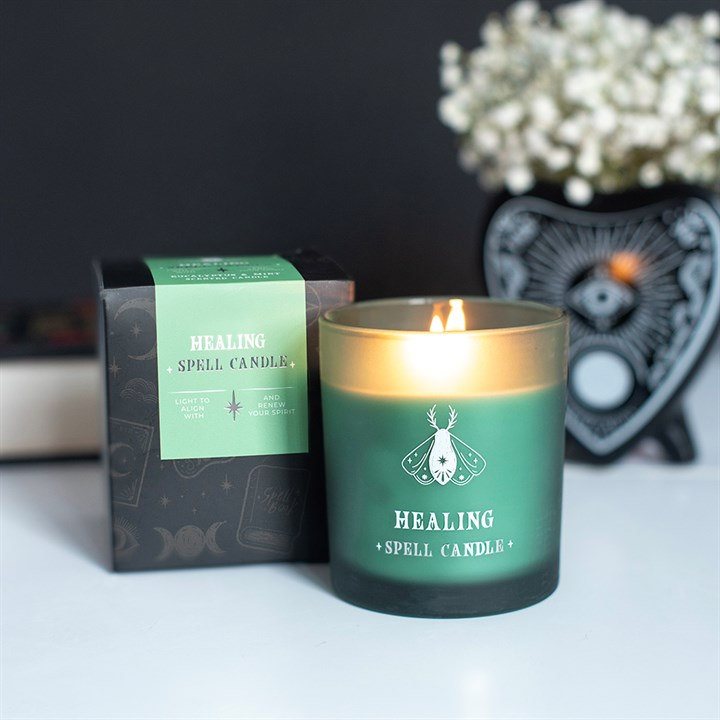 Healing Eucalyptus Mint Scented Candle, image 1 of 6
