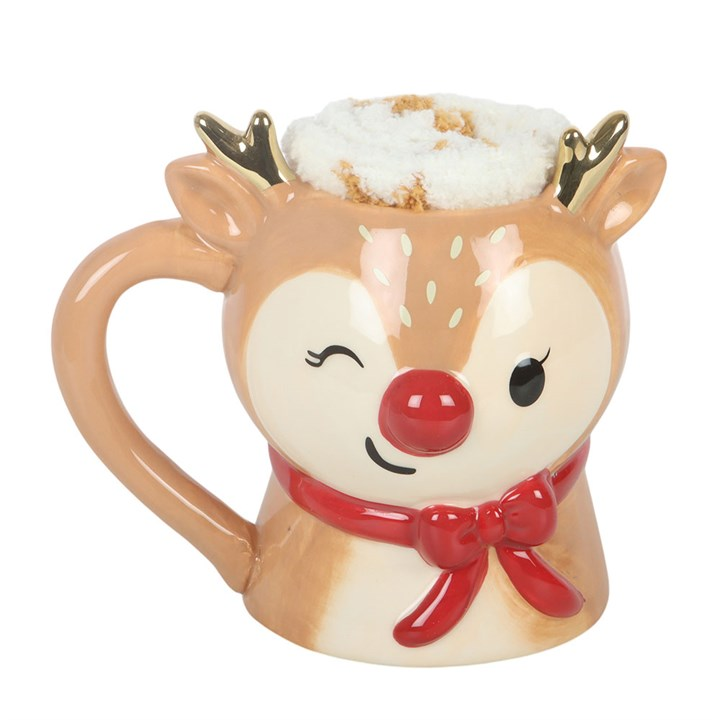 Ruby the Reindeer Mug and Socks Set, image 3 of 7