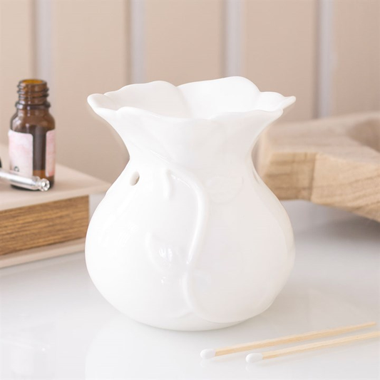 White Rose Oil Burner, image 1 of 7