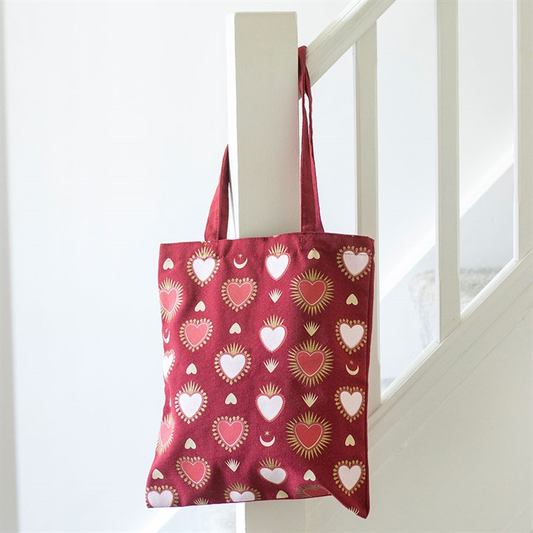 Sacred Heart Print Tote Bag, image 1 of 5