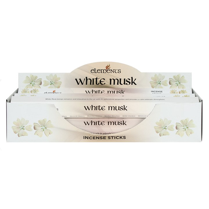 Set of 6 Packets of Elements White Musk Incense Sticks, image 1 of 2