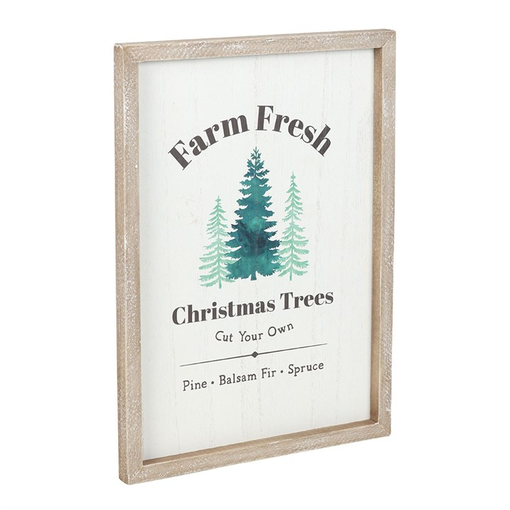 Farm Fresh Christmas Trees Framed Wall Art Print, image 3 of 4