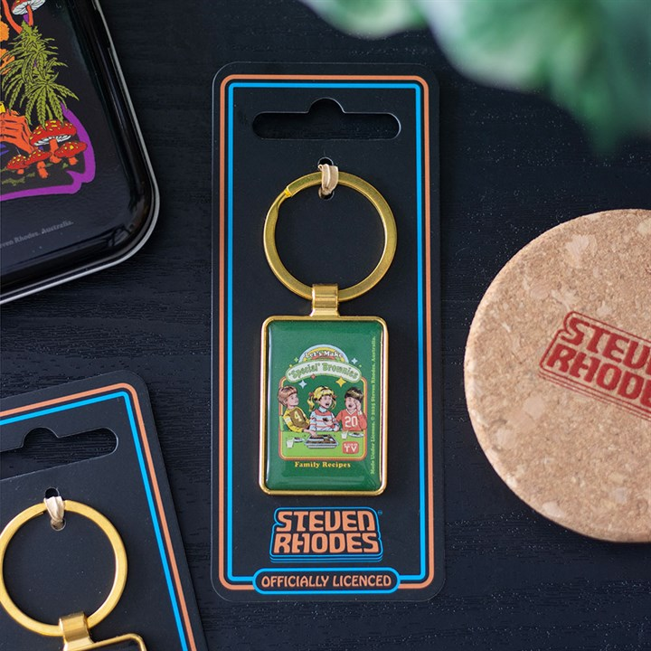 Let's Make Brownies Keyring by Steven Rhodes, image 1 of 6