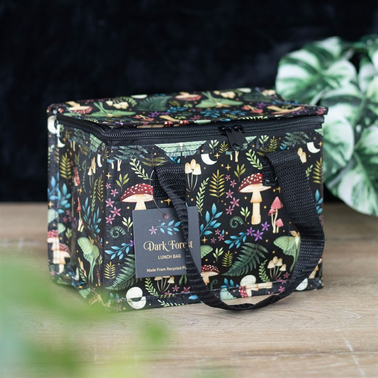 Dark Forest Print Lunch Bag, image 1 of 5
