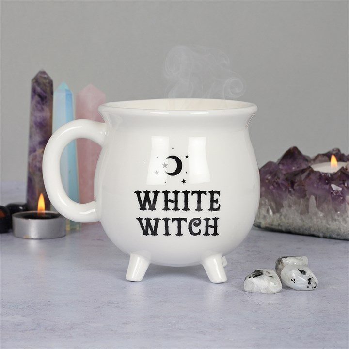 White Witch Cauldron Mug, image 1 of 4