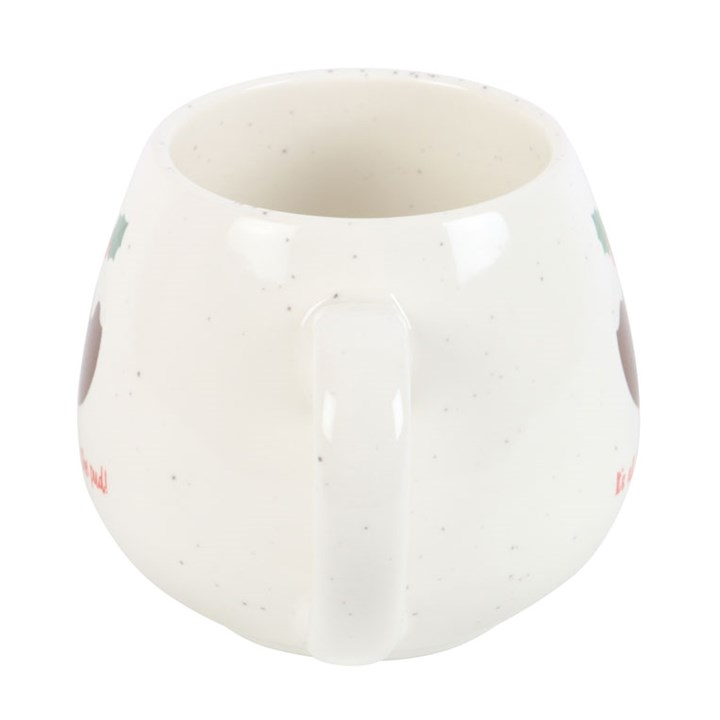 All Good in the Pud Rounded Christmas Mug, image 2 of 4