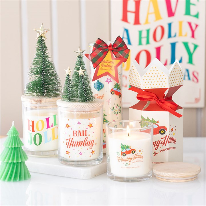 Nostalgic Christmas Pudding Scented Tube Candle, image 5 of 5