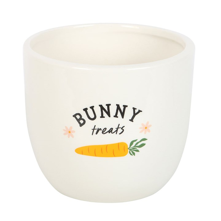 Bunny Treats Ceramic Pot, image 2 of 6