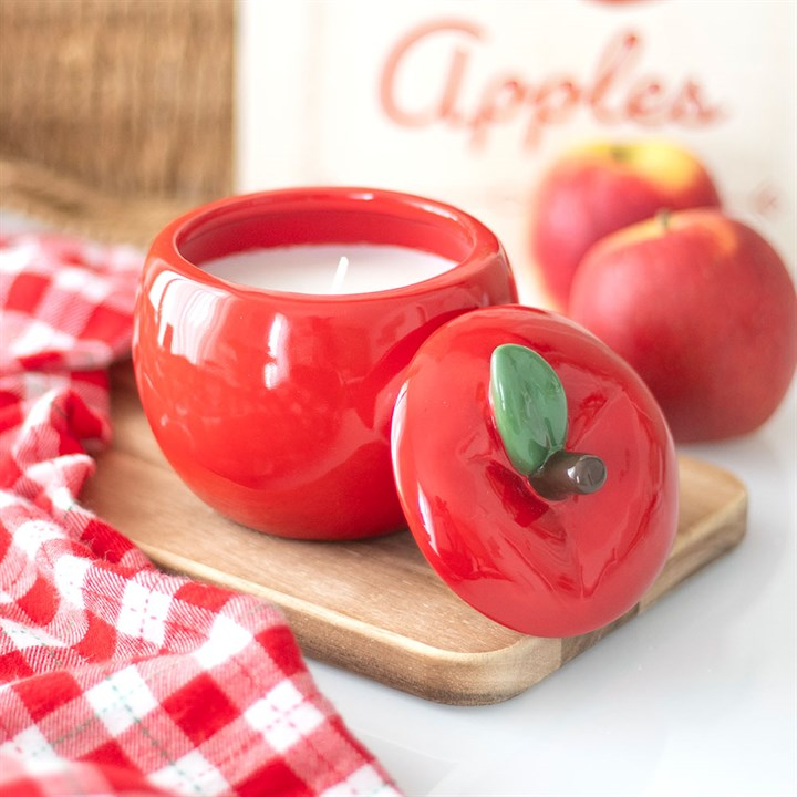 Apple Shaped Candle Jar, image 1 of 6