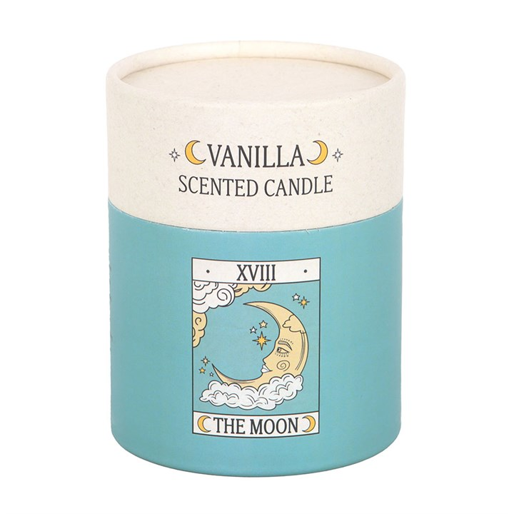 The Moon Vintage Tarot Vanilla Candle, image 4 of 4