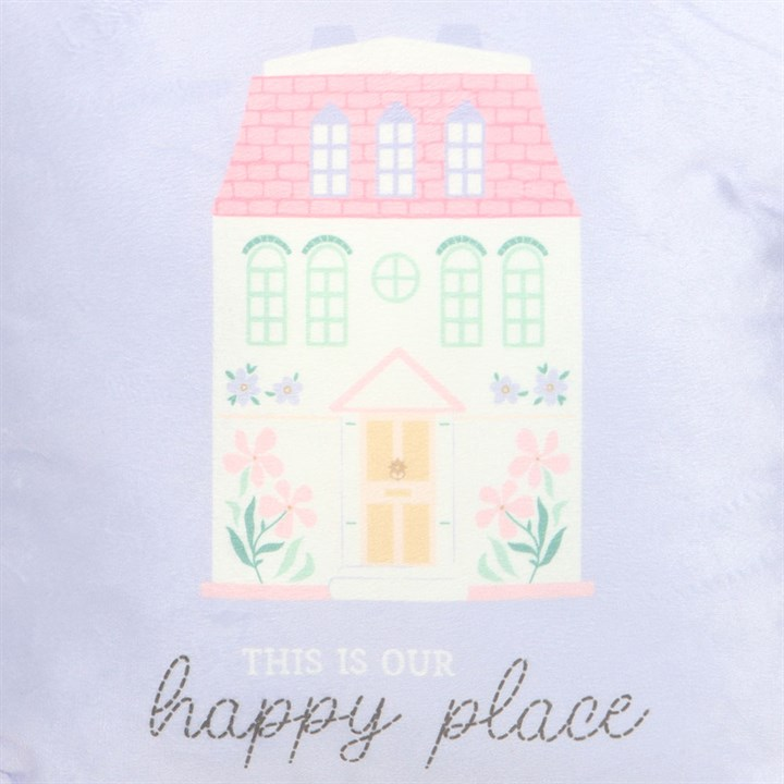 35cm Square This Is Our Happy Place Square Cushion, image 3 of 5