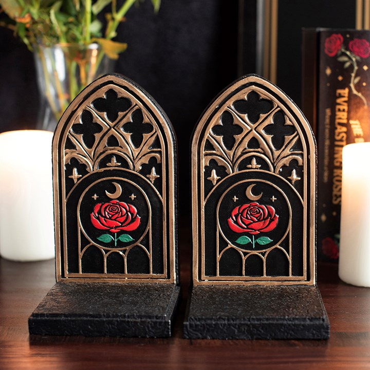 Gothic Rose Cathedral Arch Bookends, image 2 of 5