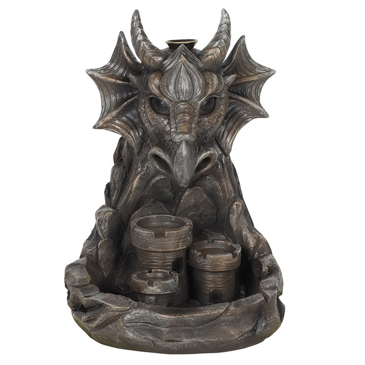 Grey Dragon Backflow Incense Burner, image 2 of 3
