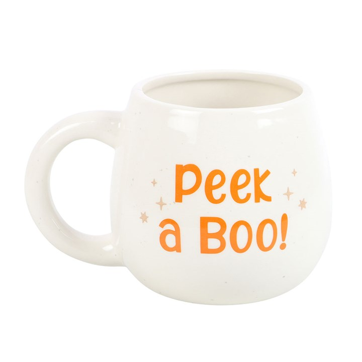 Peekaboo Ghost Rounded Mug, image 6 of 6