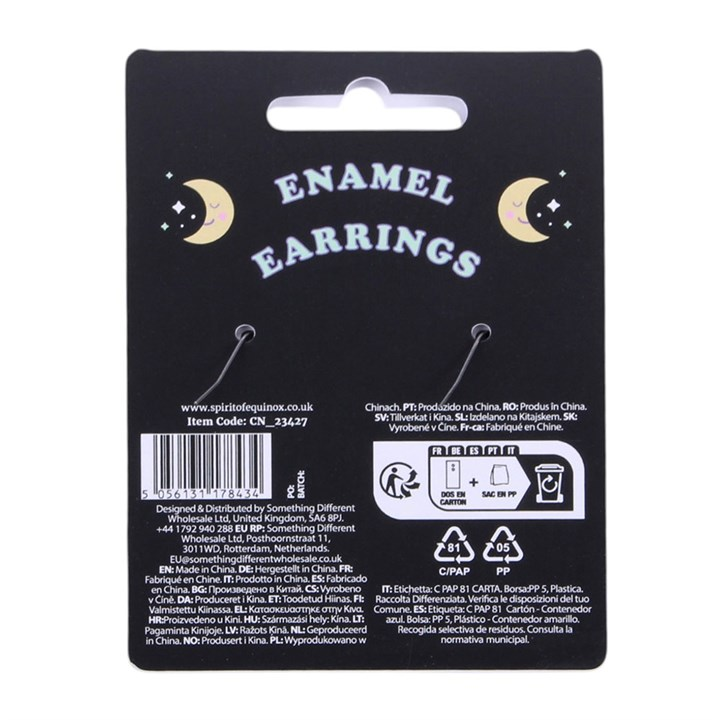 Pastel Talking Board Planchette Earrings, image 4 of 7