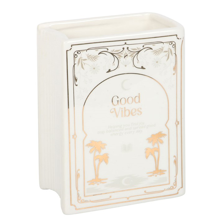 White Book Shaped Vase, image 4 of 6