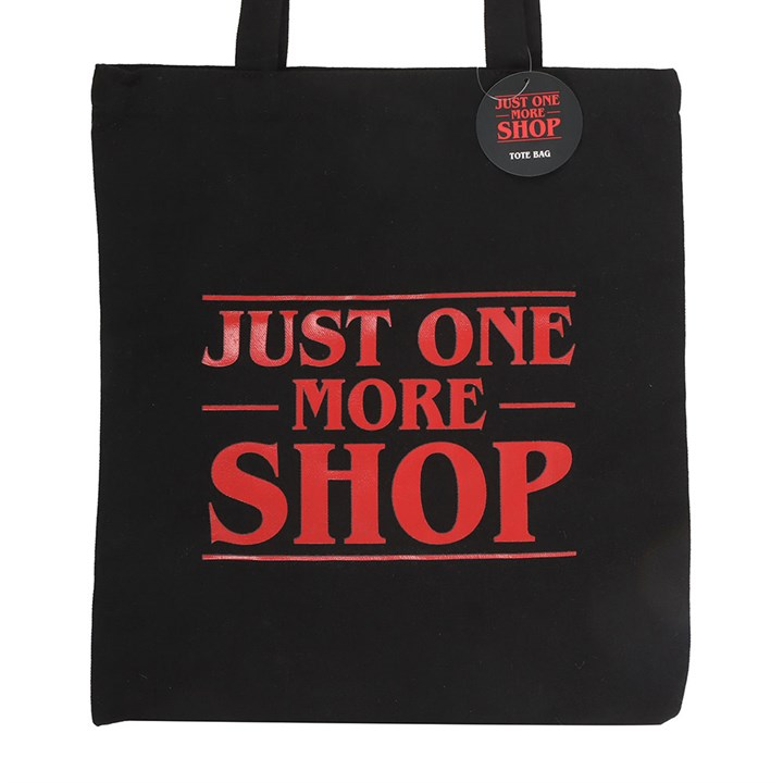 Just One More Shop Polycotton Tote Bag, image 3 of 4
