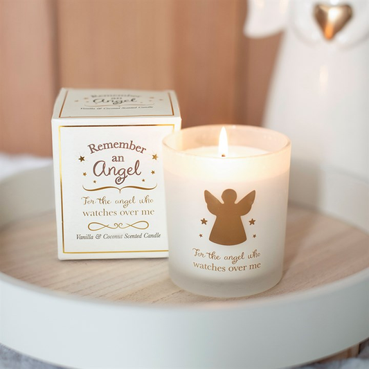 Remember an Angel Vanilla & Coconut Candle, image 1 of 5