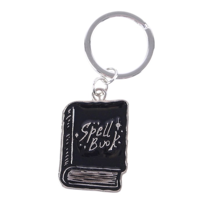 Black Spell Book Keyring, image 4 of 5