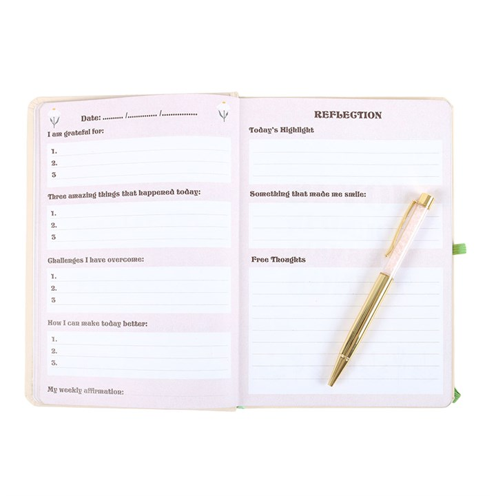 Keep Going, Keep Growing Notebook with Rose Quartz Pen, image 6 of 7
