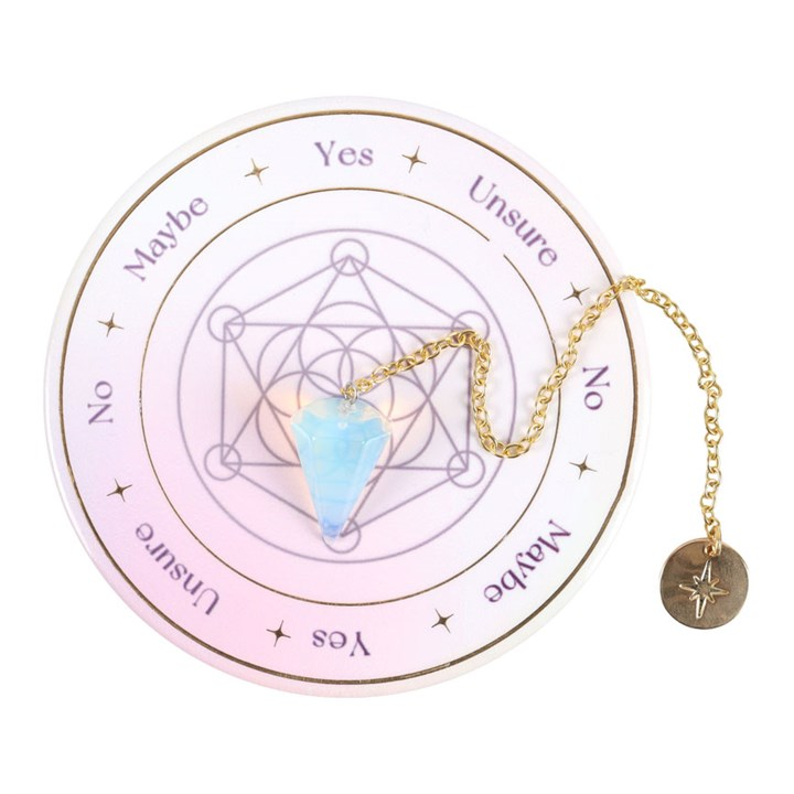 Opalite Pendulum Divination Kit, image 3 of 6