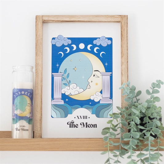 The Moon Celestial Framed Wall Print, image 1 of 5
