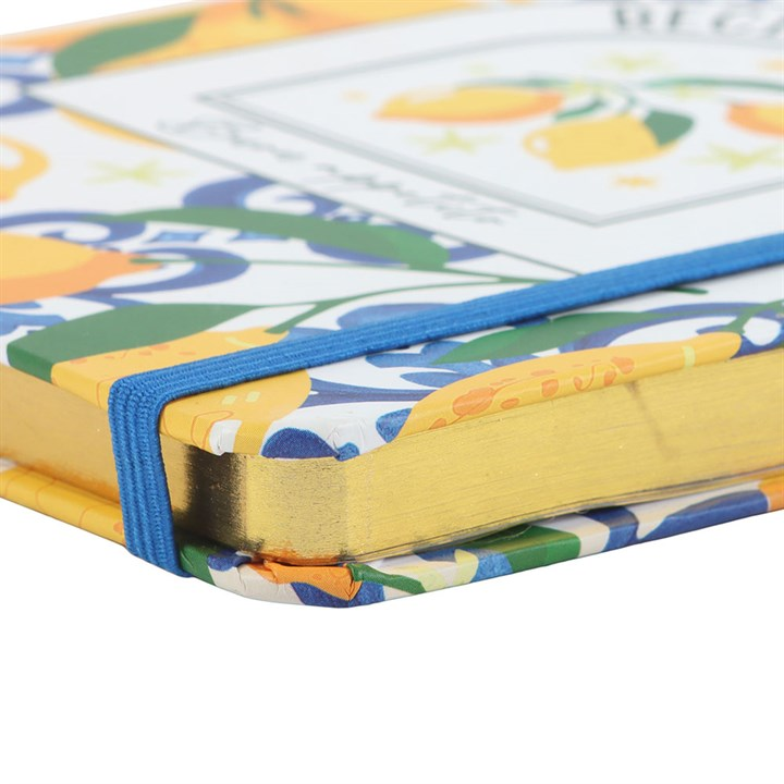 Italian Lemon Print A5 Recipe Journal, image 6 of 7