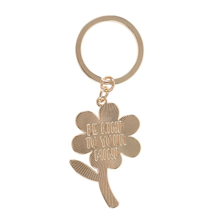 Be Kind to Your Mind Flower Keyring, image 5 of 6
