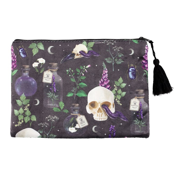 Venom & Vines Print Makeup Bag, image 4 of 5
