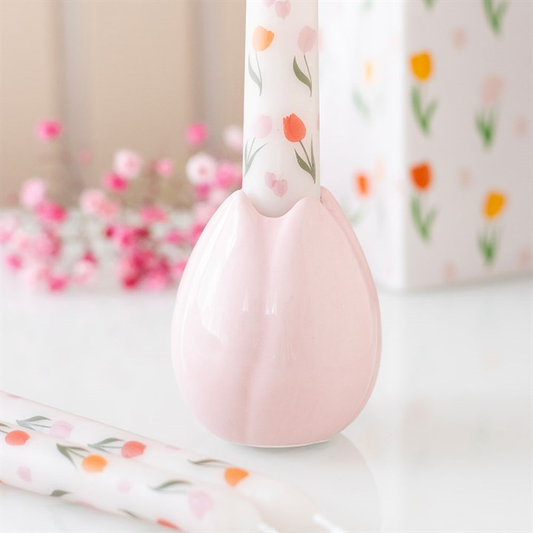 Tulip Shaped Candle Holder, image 1 of 5