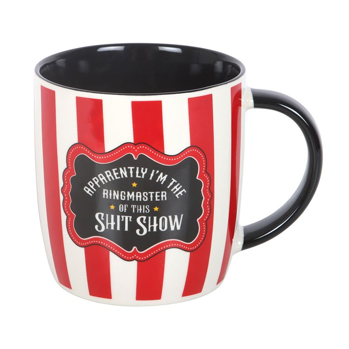 Red Striped Ringmaster Mug, image 4 of 5
