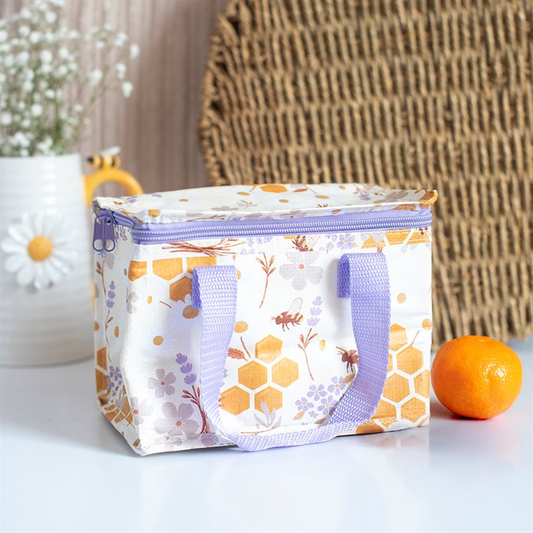 Honey Bee Print Lunch Bag, image 1 of 6