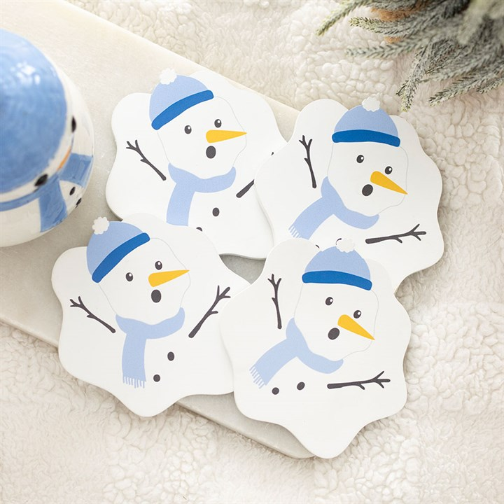 Melting Snowman Coaster Set, image 2 of 6