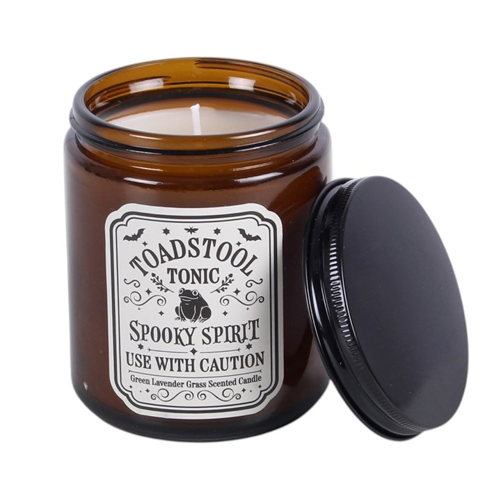 Toadstool Tonic Lavender Grass Candle, image 3 of 5