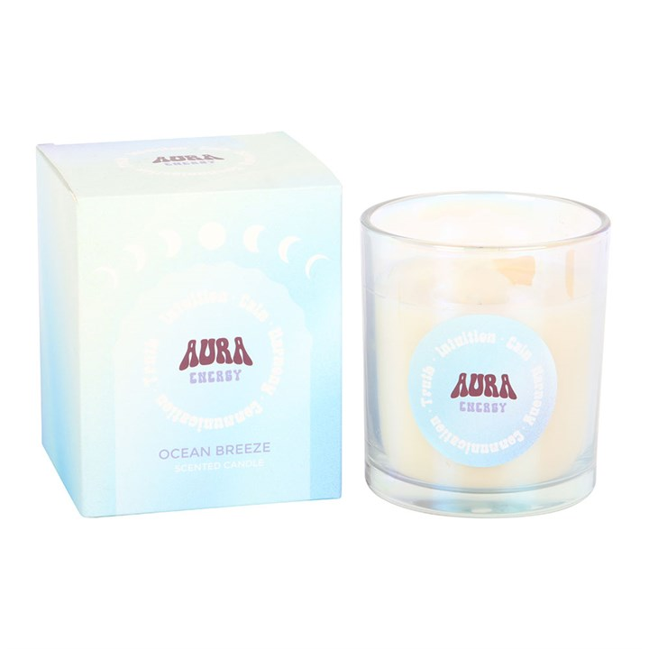 Aura Energy Ocean Breeze Iridescent Candle, image 3 of 6