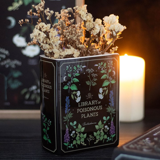 Poisonous Plants Book Shaped Vase, image 1 of 5