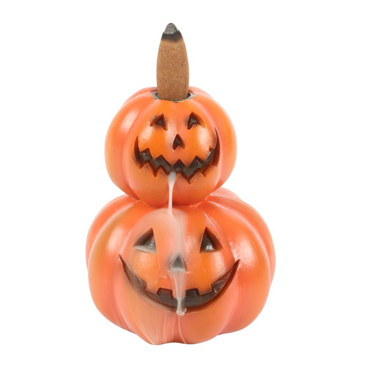 Stacked Pumpkins Backflow Incense Burner, image 2 of 6