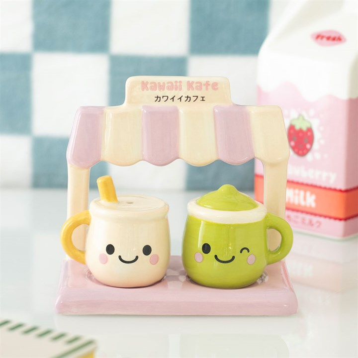 Kawaii Latte Salt and Pepper Shakers, image 1 of 7