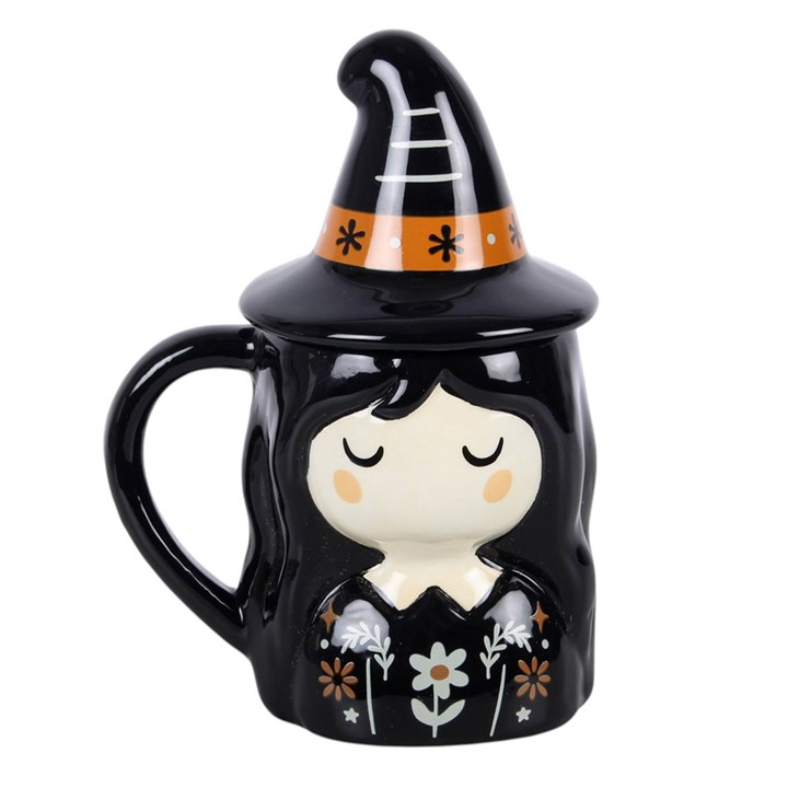 Frightful Folk Witch Lidded Mug, image 3 of 7
