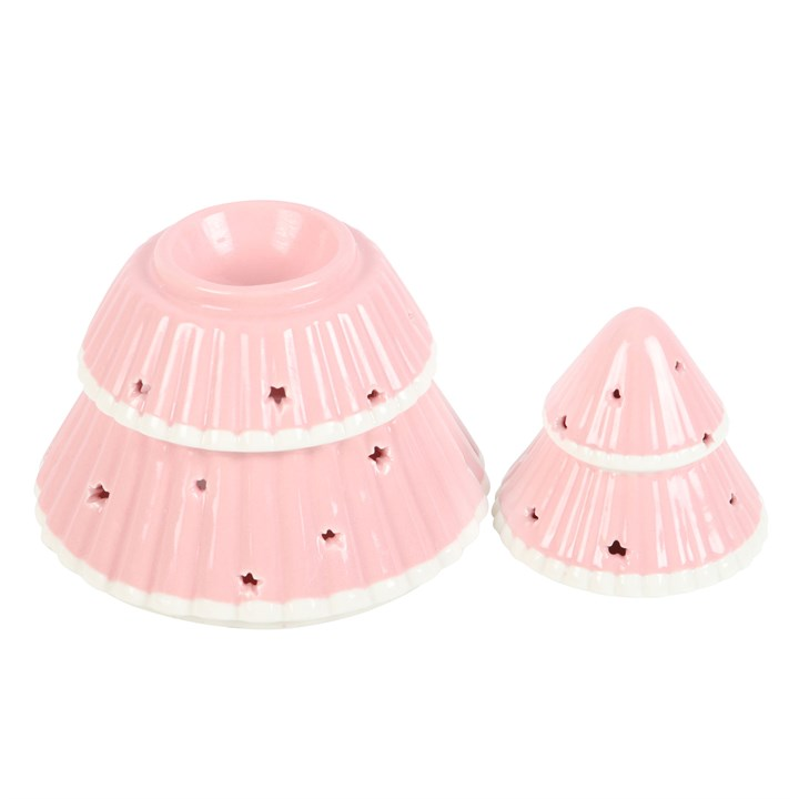 Pink Christmas Tree Oil Burner, image 4 of 6