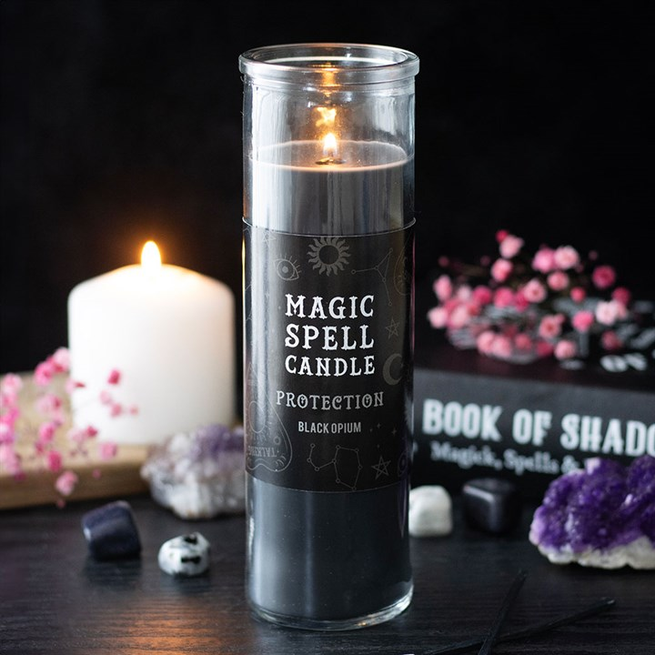 Protection Opium Magic Spell Tube Candle, image 1 of 4