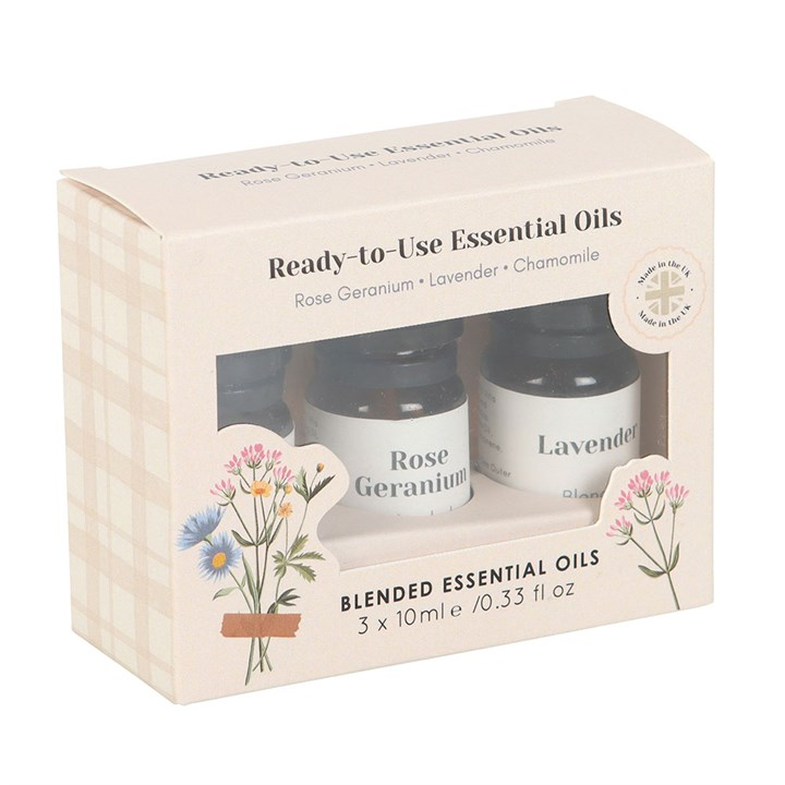 Set of 3 Floral Blended Essential Oils, image 3 of 5