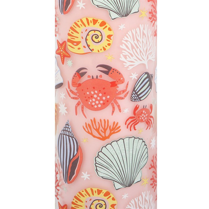 Pastel Shell Print Coconut & Sea Salt Tube Candle, image 4 of 5