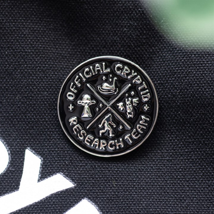 Cryptid Research Team Enamel Pin Badge, image 1 of 6